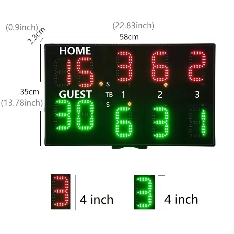 Portle Xcm Digital Pl Court Sc - Scoreboard Digital recension och pris