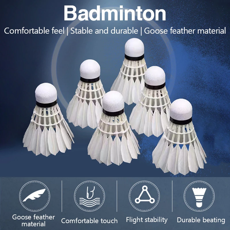 New White Goose Feather Badmin - Feather Shuttlecock recension och pris