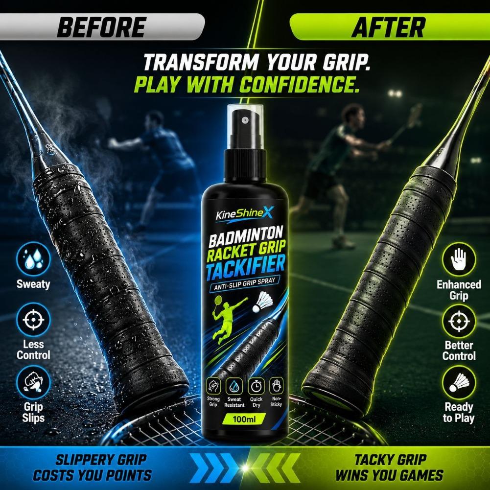 Anti-Slip Grip Spray for Tenni - Badminton Grip recension och pris