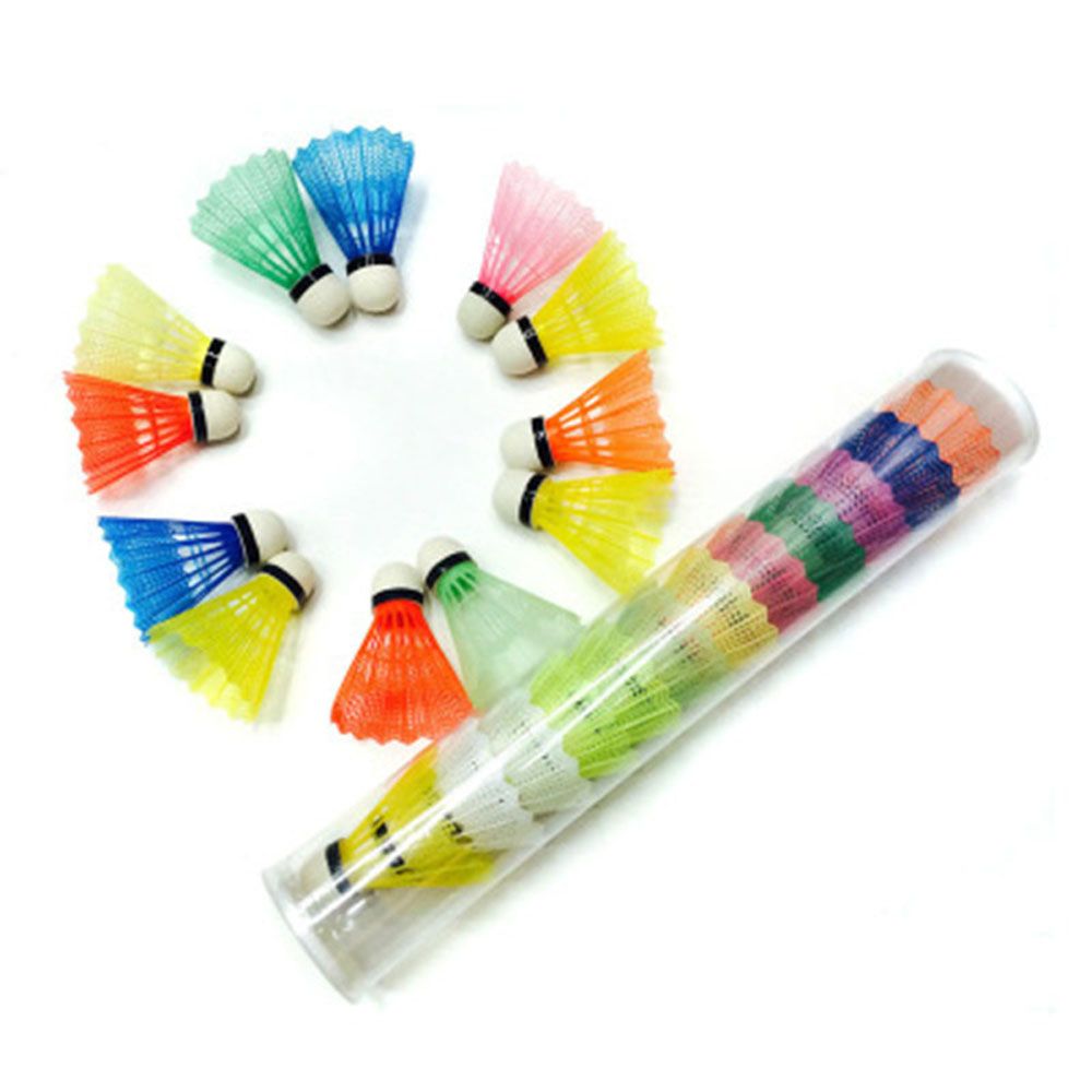 12pcs Durable Colorful Sport T - Badminton Shuttlecock recension och pris