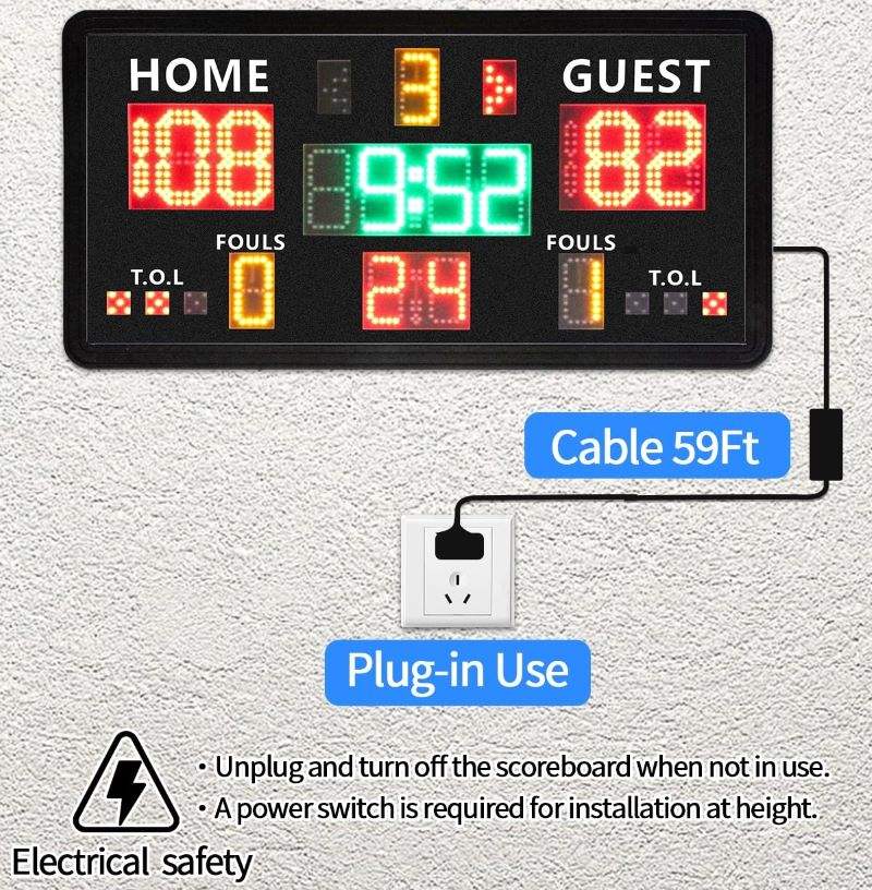 Portable Console Panel Control - Scoreboard Digital recension och pris