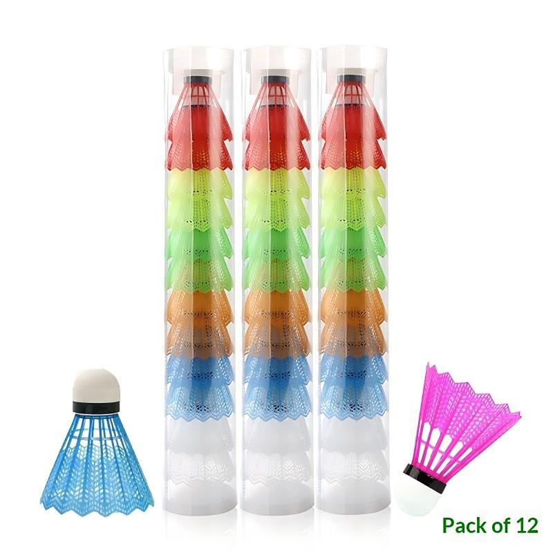 ~6/12Pack Durable Plastic Badm - Badminton Shuttlecock recension och pris