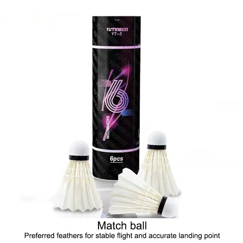 3/6Pcs Badminton Balls Shuttle - Feather Shuttlecock recension och pris