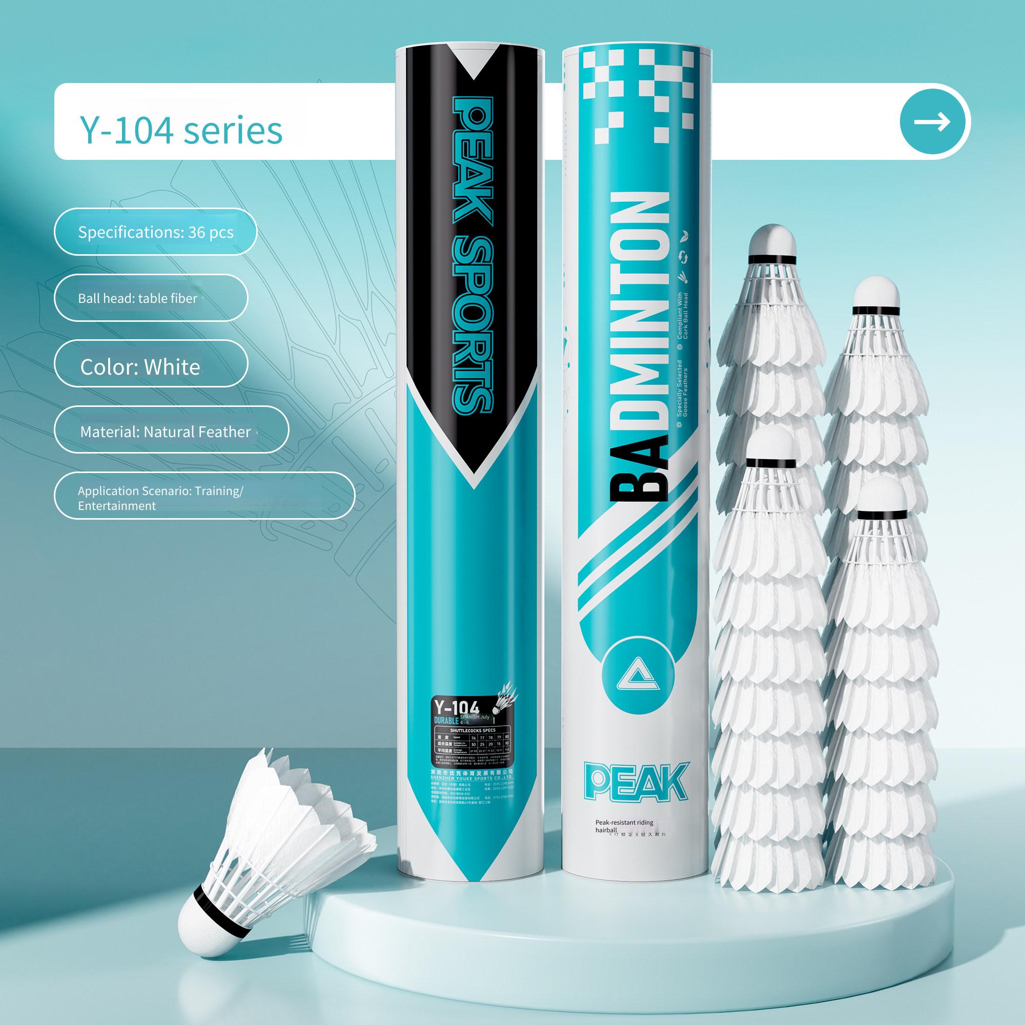 PEAK Goose Feather Badminton O - Feather Shuttlecock recension och pris