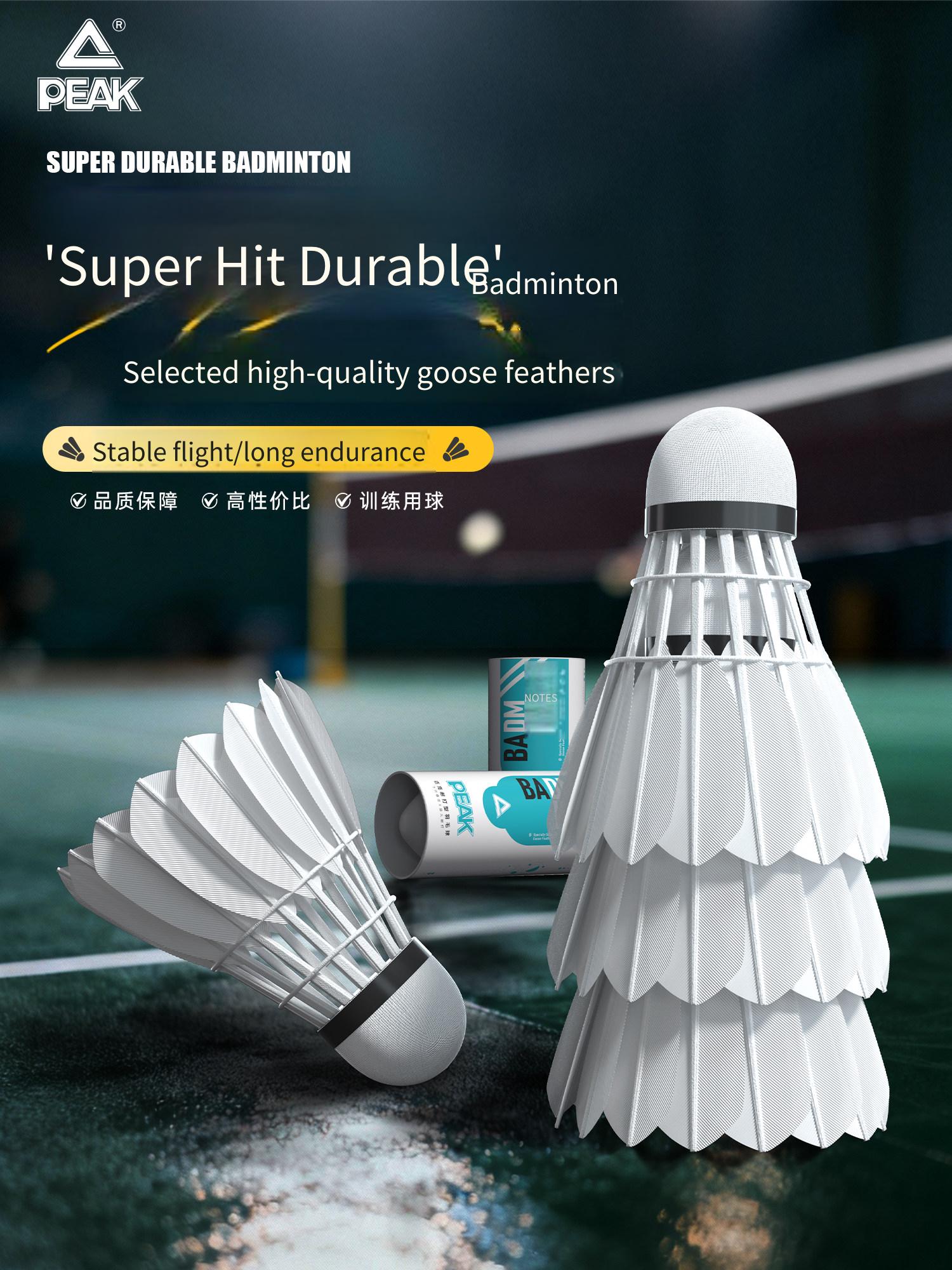 PEAK Goose Feather Badminton O - Feather Shuttlecock recension och pris