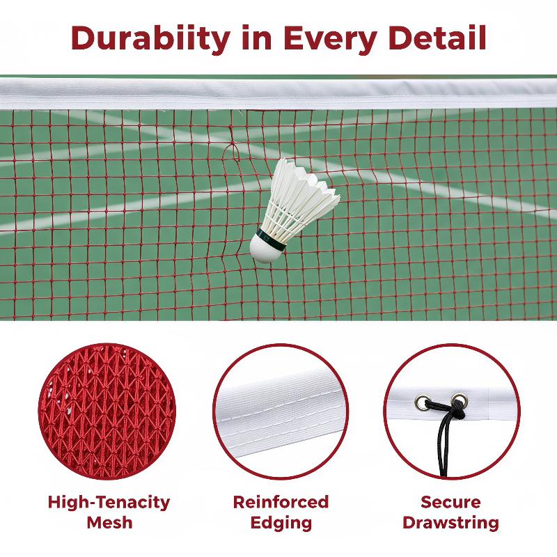 Standard 6m Badminton Net with - Badminton Net recension och pris
