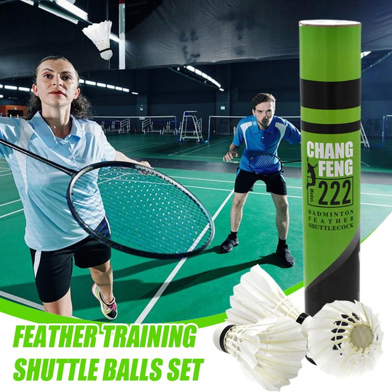 12PC Durable Badminton Shuttle - Feather Shuttlecock recension och pris