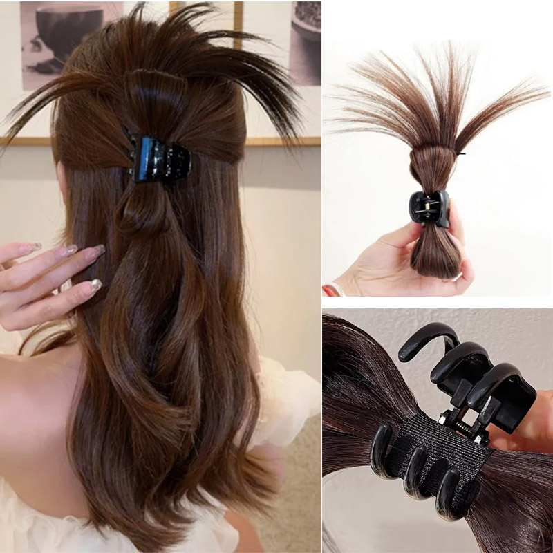 Synthetic  Women Half-tie Hair - Feather Shuttlecock recension och pris