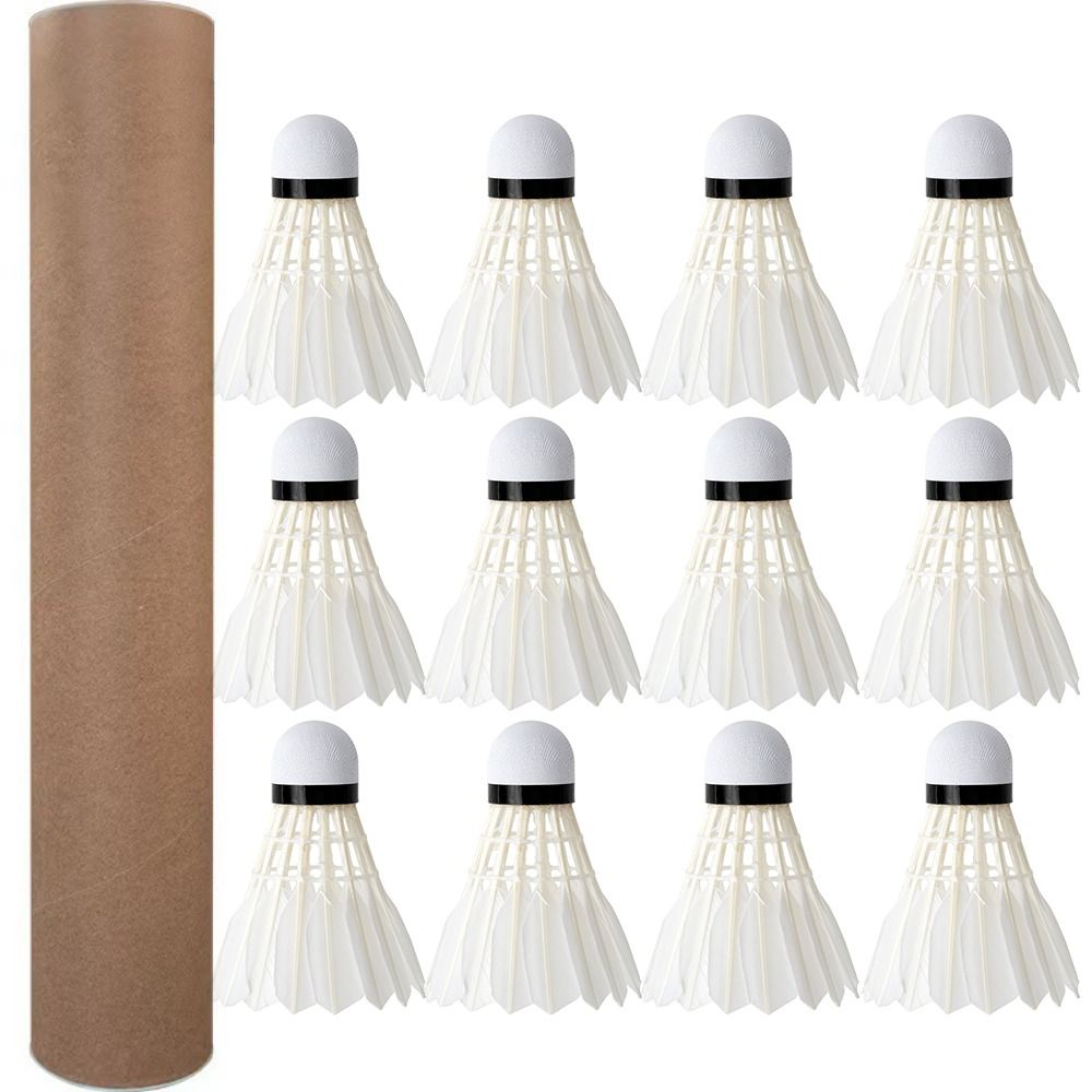 3/6/12PCS Professional Badmint - Feather Shuttlecock recension och pris