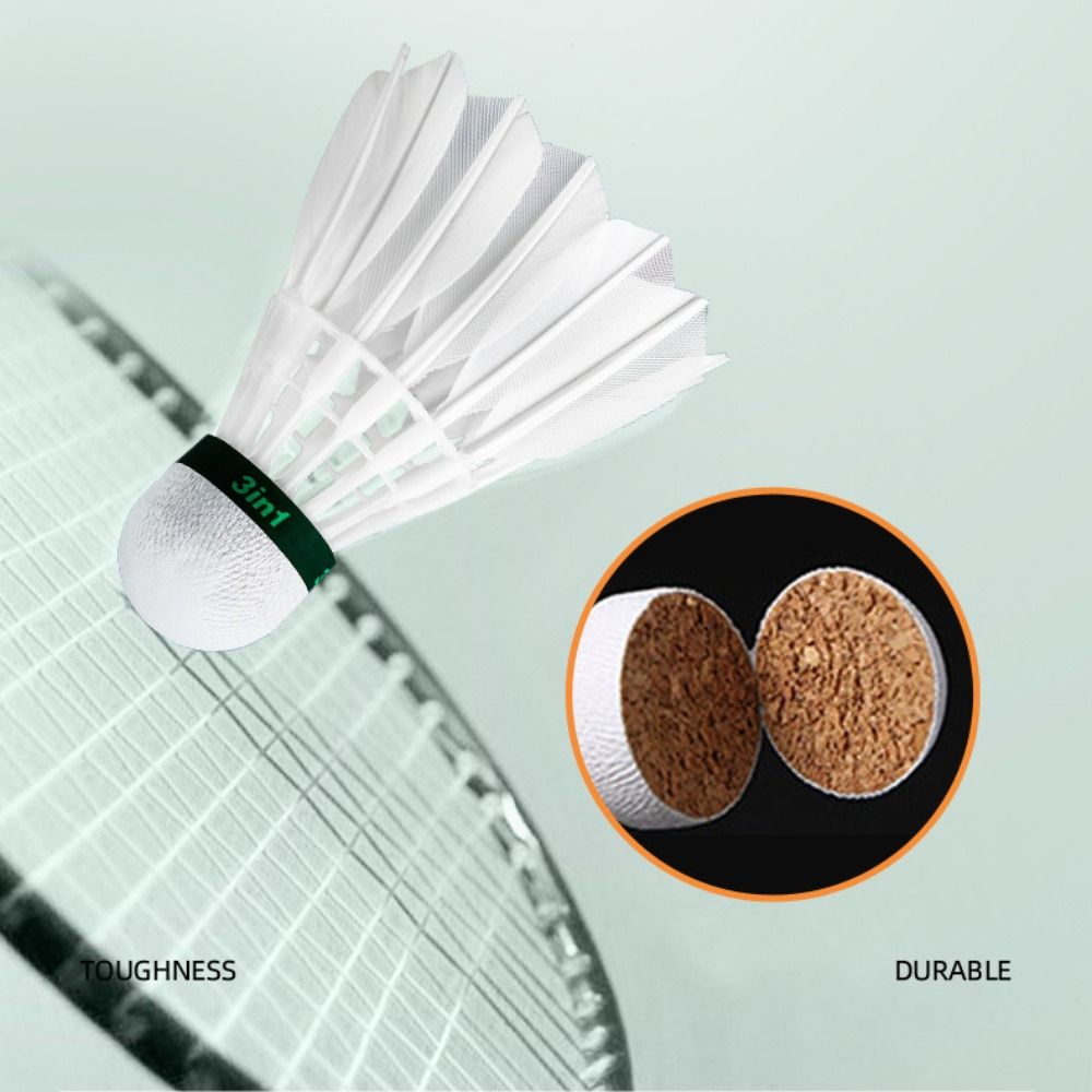 3/6/12PCS Professional Badmint - Feather Shuttlecock recension och pris